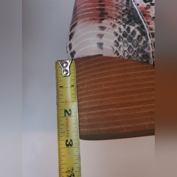 Anthropologie Kork-Ease Korks Leyland Leather Snake Skin Booties Size 10 - Picture 11 of 11